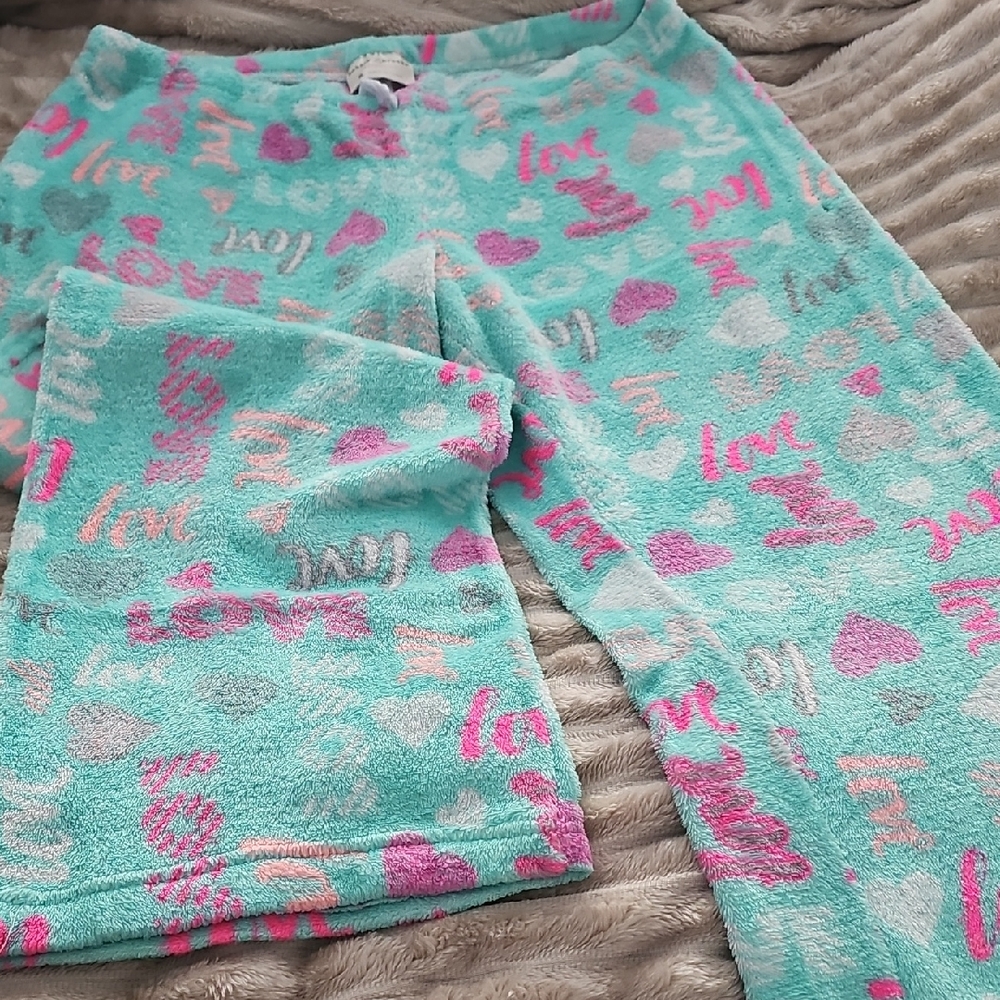 Brooks Women's Pajama Bottoms in Teal and Pink